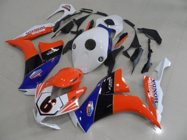 Loja Carenagem Moto Honda CBR 1000RR 12-16 - Laranja Branco TT Legend