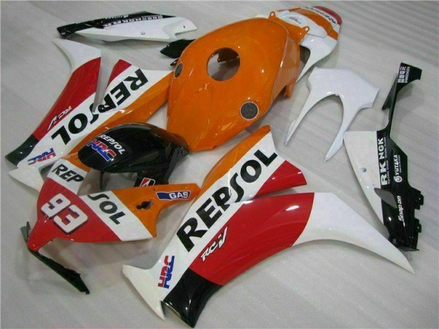 Loja Carenagem Moto Honda CBR 1000RR 12-16 - Laranja Repsol 93