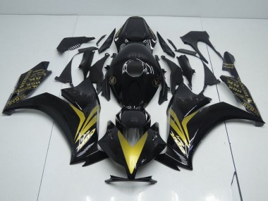 Loja Carenagem Moto Honda CBR 1000RR 12-16 - Preto Brilhante & Ouro