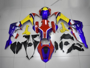 Loja Carenagem Moto Honda CBR 1000RR 17-23 - Azul Amarelo Vermelho