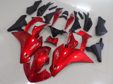 Loja Carenagem Moto Honda CBR 250RR 11-13 - Vermelho Preto Fosco