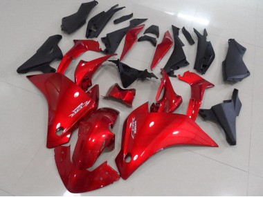 Loja Carenagem Moto Honda CBR 250RR 11-13 - Vermelho Preto Fosco