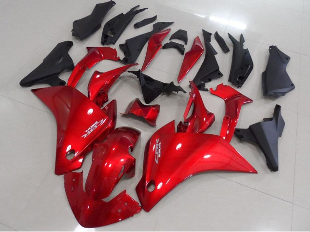 Loja Carenagem Moto Honda CBR 250RR 11-13 - Vermelho Preto Fosco