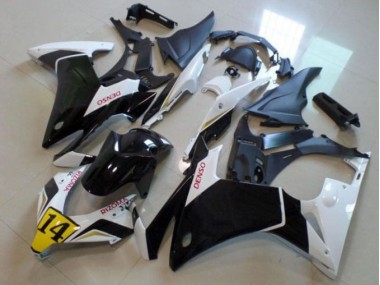 Loja Carenagem Moto Honda CBR 500RR 13-15 - Preto Branco Denso Rizoma 14