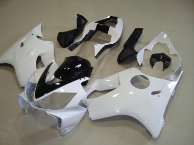 Loja Carenagem Moto Honda CBR 600 F4i 01-03 - Branco & Preto Listra