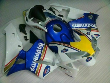 Loja Carenagem Moto Honda CBR 600RR 03-04 - Azul Branco Rothmans