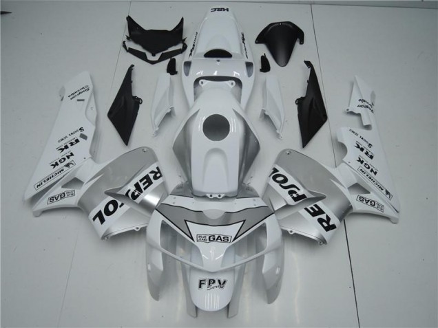 Loja Carenagem Moto Honda CBR 600RR 05-06 - Branco Prata Preto Repsol