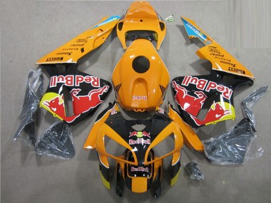 Loja Carenagem Moto Honda CBR 600RR 05-06 - Laranja Preto Red Bull