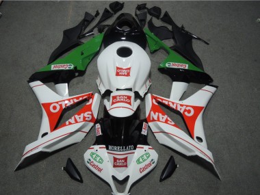 Loja Carenagem Moto Honda CBR 600RR 07-08 - Branco Vermelho MORELLATO San Carlo