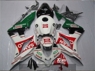 Loja Carenagem Moto Honda CBR 600RR 07-08 - Branco Vermelho Verde San Carlo Castrol