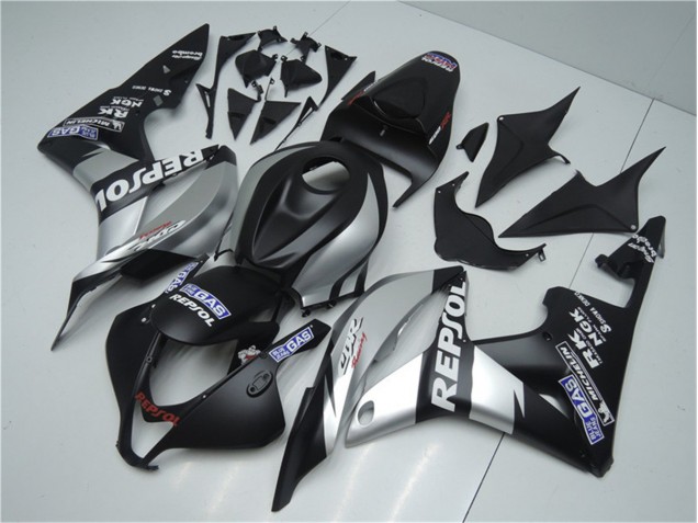 Loja Carenagem Moto Honda CBR 600RR 07-08 - Prata Repsol Preto