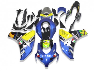 Loja Carenagem Moto Honda CBR 600RR 09-12 - Azul Tubarão