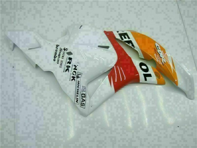 Loja Carenagem Moto Honda CBR 600RR 09-12 - Branco Laranja Repsol