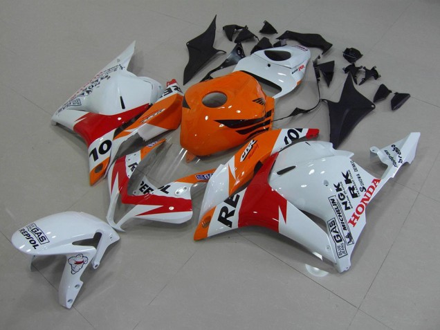 Loja Carenagem Moto Honda CBR 600RR 09-12 - Branco Repsol