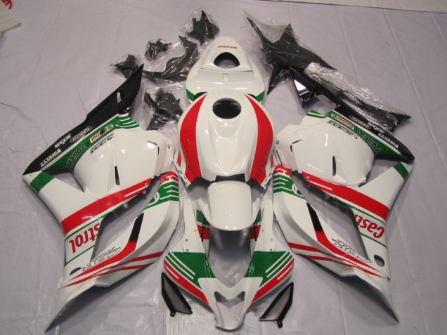 Loja Carenagem Moto Honda CBR 600RR 09-12 - Branco Verde Vermelho