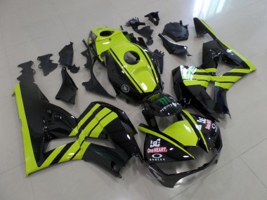 Loja Carenagem Moto Honda CBR 600RR 13-21 - Verde Preto