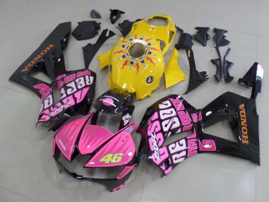 Loja Carenagem Moto Honda CBR 900RR 893 92-93 - Amarelo Rosa Rossi