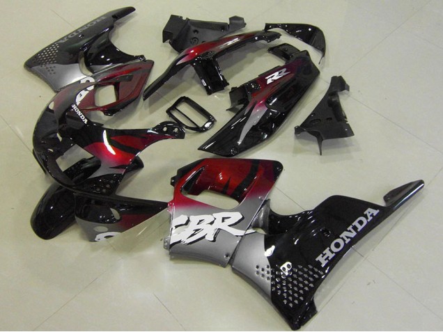 Loja Carenagem Moto Honda CBR 900RR 893 96-97 - Vermelho Preto Prata