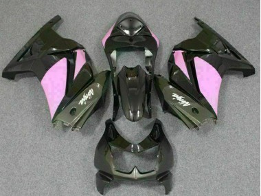 Loja Carenagem Moto Kawasaki EX250 08-12 - Preto Rosa Ninja