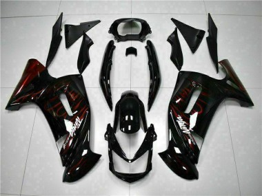 Loja Carenagem Moto Kawasaki EX650 06-08 - Vermelho Chama