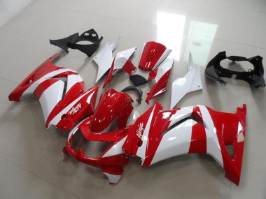 Loja Carenagem Moto Kawasaki ZX 250R 08-12 - Vermelho Branco