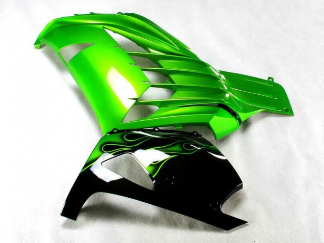 Loja Carenagem Moto Kawasaki ZX14R ZZR 1400 12-21 - Verde Preto