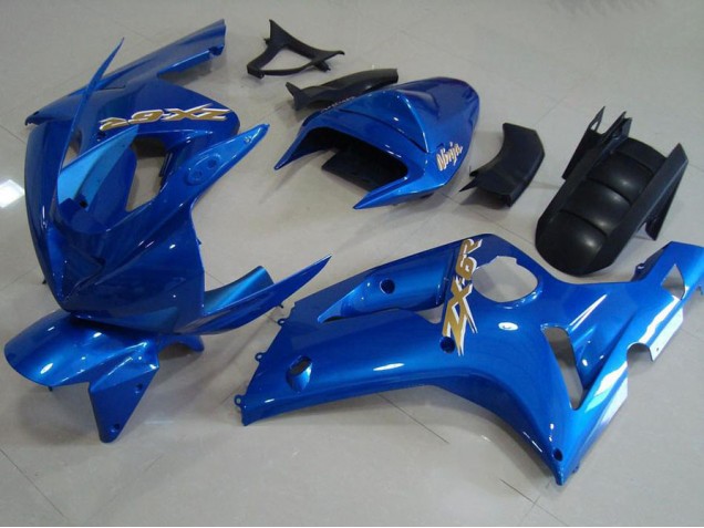 Loja Carenagem Moto Kawasaki ZX6R 03-04 - Azul