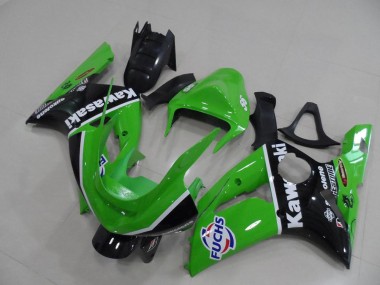 Loja Carenagem Moto Kawasaki ZX6R 03-04 - Verde Fuchs