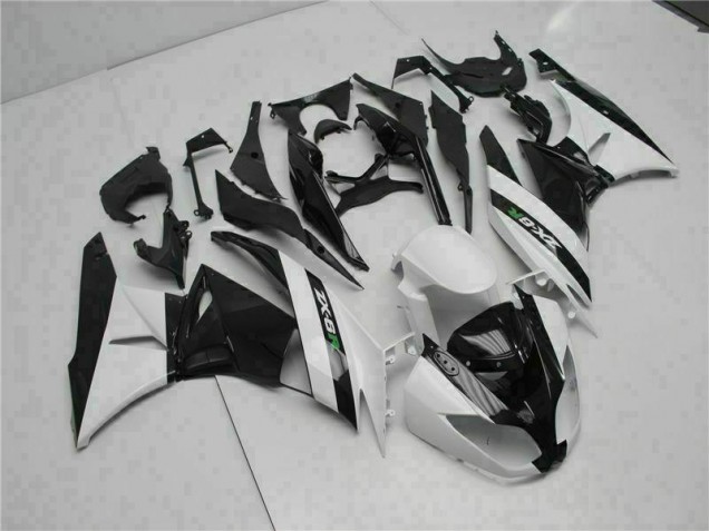 Loja Carenagem Moto Kawasaki ZX6R 09-12 - Preto Branco