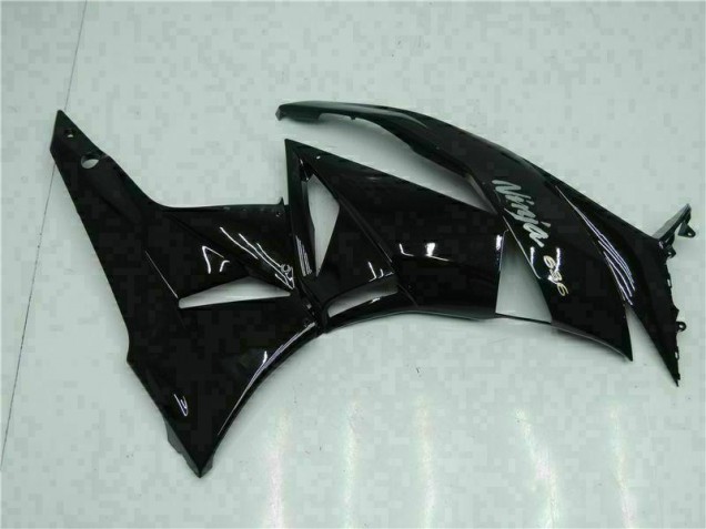 Loja Carenagem Moto Kawasaki ZX6R 09-12 - Preto Branco Ninja 636