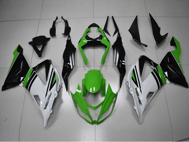 Loja Carenagem Moto Kawasaki ZX6R 13-18 - Preto Verde Branco