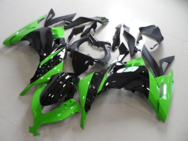 Loja Carenagem Moto & Plástico Moto Kawasaki ZX 300R 13-16 - Preto Verde