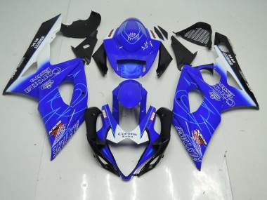 Loja Carenagem Moto Suzuki GSXR 1000 K5 05-06 - Azul Corona