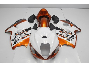 Loja Carenagem Moto Suzuki GSXR 1300 Hayabusa 96-07 - Branco Laranja