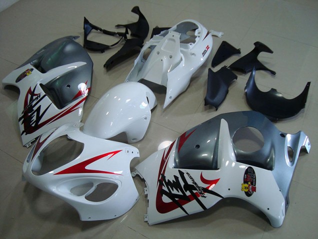 Loja Carenagem Moto Suzuki GSXR 1300 Hayabusa 96-07 - Branco Preto