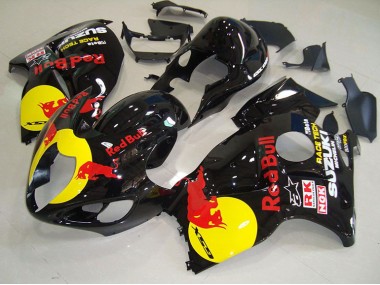 Loja Carenagem Moto Suzuki GSXR 1300 Hayabusa 96-07 - Preto Amarelo Red Bull