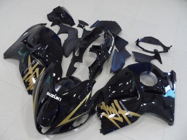 Loja Carenagem Moto Suzuki GSXR 1300 Hayabusa 96-07 - Preto Ouro Decalque