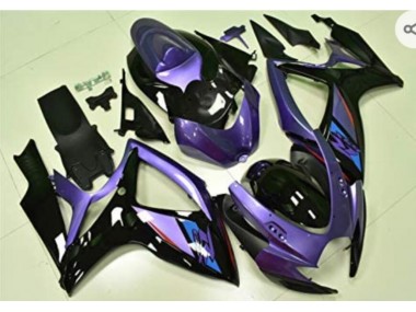 Loja Carenagem Moto Suzuki GSXR 600 / 750 K6 06-07 - Roxo Preto