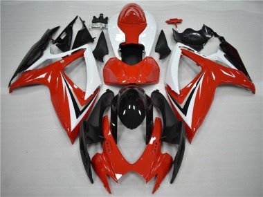 Loja Carenagem Moto Suzuki GSXR 600 / 750 K6 06-07 - Vermelho Preto