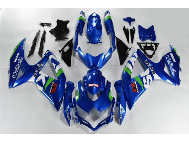 Loja Carenagem Moto Suzuki GSXR 600 / 750 K8 08-10 - Azul Branco Verde