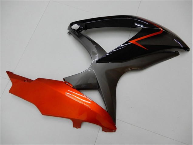 Loja Carenagem Moto Suzuki GSXR 600 / 750 K8 08-10 - Preto Laranja Cinzento
