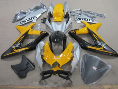 Loja Carenagem Moto Suzuki GSXR 600 K8 08-10 - Amarelo Branco Preto