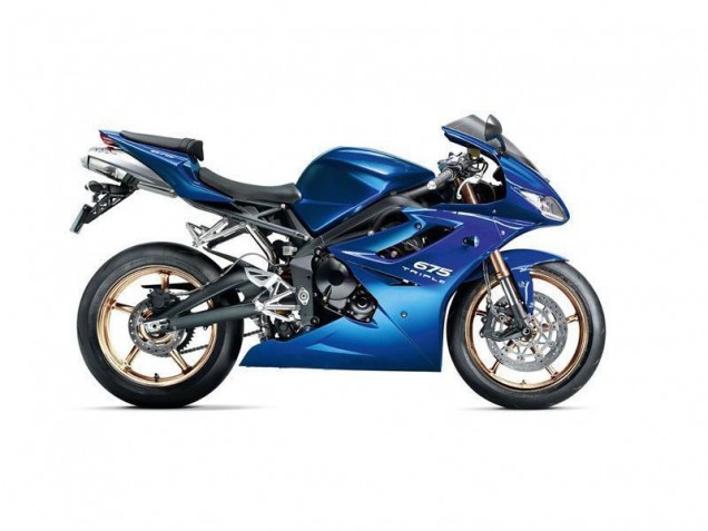 Loja Carenagem Moto Triumph Daytona 675 Triple 06-08 - Azul