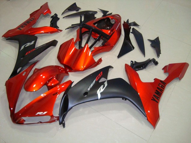 Loja Carenagem Moto Yamaha R1 04-06 - Vermelho Preto Fosco