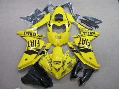 Loja Carenagem Moto Yamaha R1 07-08 - Amarelo Preto Motul Fiat