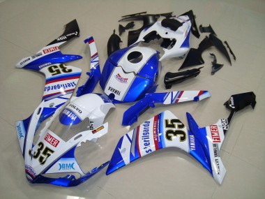 Loja Carenagem Moto Yamaha R1 07-08 - Azul Adesivos