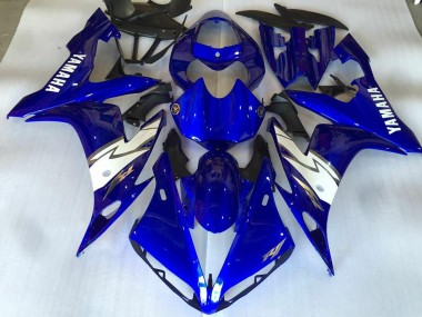 Loja Carenagem Moto Yamaha R1 07-08 - Brilhante Azul Branco