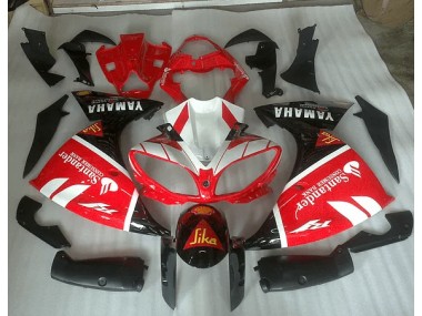 Loja Carenagem Moto Yamaha R1 09-11 - Vermelho Branco & Preto Graphic