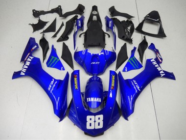 Loja Carenagem Moto Yamaha R1 15-19 - Azul Monster 88