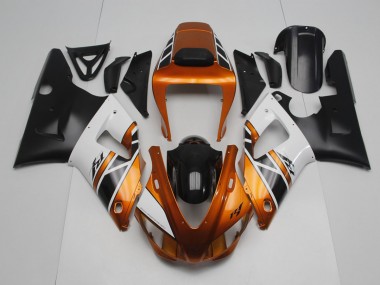 Loja Carenagem Moto Yamaha R1 98-99 - Ouro Branco Preto